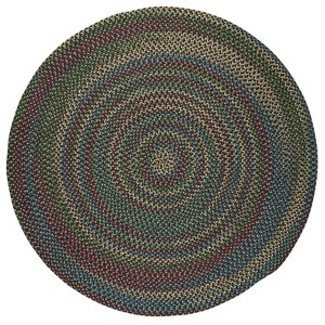 Colonial Mills Worley Round Area Rug - Dark Green 4x4 - 1 of 3