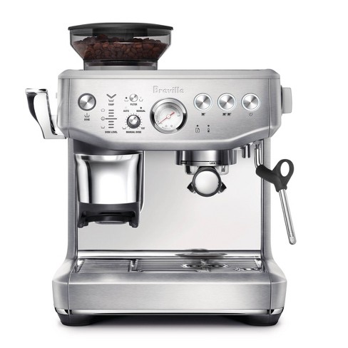 Breville Stainless Steel Barista Express Espresso Machine Light Silver  Bes870xl : Target