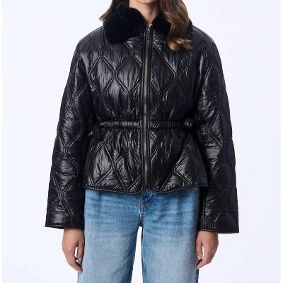 Women's FAUX FUR ZIP JACKET - BERNARDO