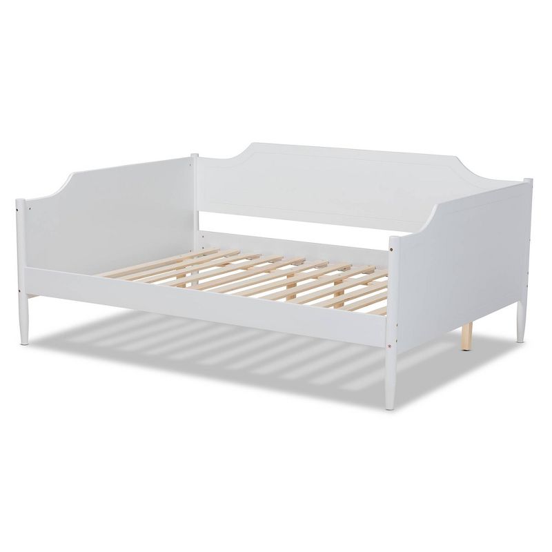Full Alya Traditional Wood Daybed White - Baxton Studio, 4 of 10