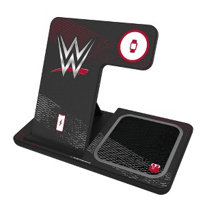Keyscaper WWE Logos Steel 15-Watt 3 in 1 Charging Station - 1 of 4