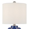360 Lighting Quinn 18" High Blue and White Ceramic Table Lamp - 3 of 4