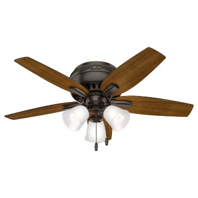 42" Premier Bronze Low Profile Ceiling Fan with LED Light Kit