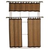 Versailles Patented Ring Top Bamboo Panel Series Tier Set - Colonial - 2 of 3
