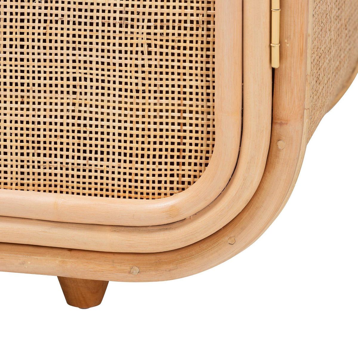 bali & pari Evania Natural Rattan 3 Door Storage Cabinet Natural - thumbnail 7