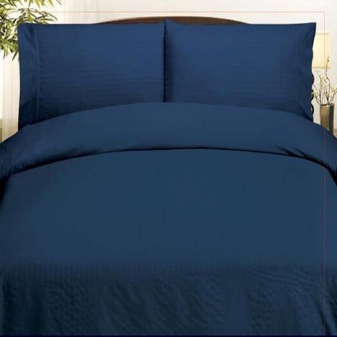 Details about   Soft Breathable 4 Pcs Bedroom Sheet Set 1000 Tc Ivory Stripe Color 