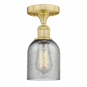 Caledonia - 1 Light Semi-Flush Mount In Industrial Style-9.75 Inches Tall and 5 Inches Wide - 1 of 1