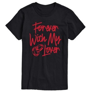 Women's - Instant Message - Forever With My Lover Short Sleeve Graphic T-Shirt - 1 of 4