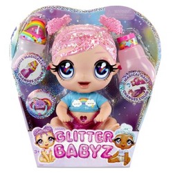 Glitter Babyz Doll Light Blue Snowflake 
