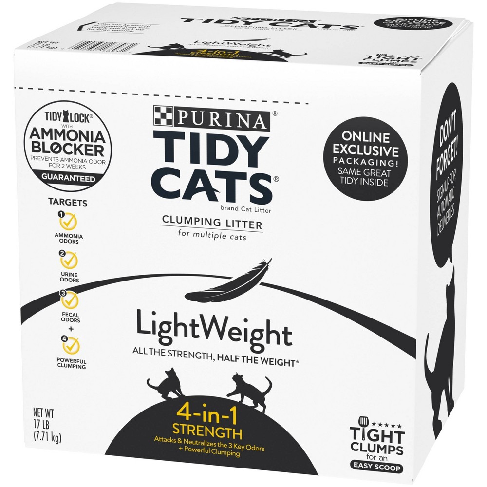 UPC 070230171252 product image for Purina Tidy Cats Lightweight 4-in-1 Strength Clumping Cat Litter - 17lbs | upcitemdb.com