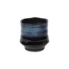 Cheung's Perlacea Curved Round Tapering Ceramic Pot- Small - Blue - 2 of 3
