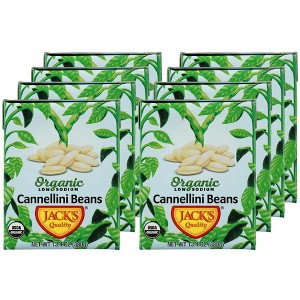 Jack's Quality Organic Low Sodium Cannellini Beans - Case of 8/13.4 oz - 1 of 4