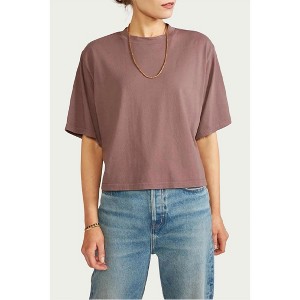 Women's SYLVIE BOXY ORGANIC COTTON T-SHIRT - ETICA - 1 of 4