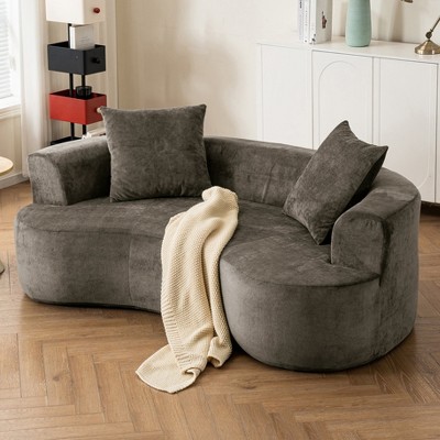 Hrinhom 79.1"W Sleeper Sofa,Modern Sponge Compression Couch,No Assembly