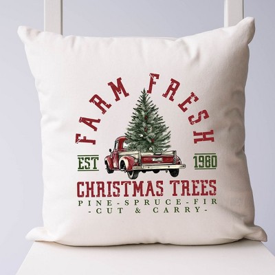 City Creek Prints Farm Fresh Cut And Carry Canvas Pillow Cover ...