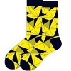 Yellow and Black Geometric Pattern Socks (Men's Sizes, Adult Large) from the Sock Panda - 3 of 3