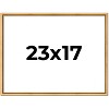 PosterPalooza | Classic Modern Gold Picture Frame - UV Acrylic, Backing Board, Hanging Hardware Included - 2 of 4