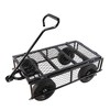 SEVOBAL Utility Storage Cart Garden Flower Cart With Green Canvas Bag For Easy Transportation Of Firewood, Green, 44.40"*20.40"*41.30" - 2 of 4