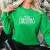 Simply Sage Market Women's Graphic Sweatshirt Embroidered Merry Christmas - 2 of 4