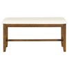 Maliang 6-Piece Kitchen Dining Table Set, Wooden Rectangular Dining Table, 4 Fabric Chairs and 1 Bench - 4 of 4
