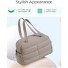 Generic Gym Bag Lightweight Puffer Duffle Bag 2-PC Travel Bag Weekender Overnight Bag - 3 of 4