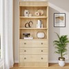 Tall Bookshelf for Living Room or Office, 70.8 Inches High, Perfect for Storing Books and Displaying Decor - 3 of 4