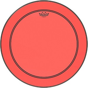 Remo Powerstroke P3 Colortone Red Bass Drum Head - 1 of 2