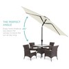 Best Choice Products 10ft Outdoor Steel Market Patio Umbrella w/ Crank, Tilt Push Button, 6 Ribs - 2 of 4
