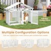 Costway 8/16-Panel 32” Tall Plastic Dog Panel with Securing Locking Door for Medium - 4 of 4