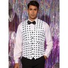 Lars Amadeus Men's Slim Fit V-Neck Sleeveless Polka Dots Pattern Vest - 2 of 4