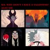 Juniors Womens Disney Villains Valentine's Day Meme EVIL T-Shirt - 2 of 4