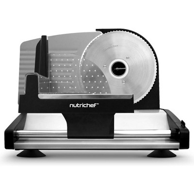 Nutrichef Electric Meat Slicer - Black