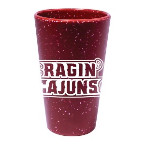 NCAA Louisiana Ragin' Cajuns Silicone Pint Glass - 16oz - 1 of 3