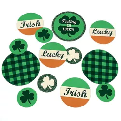 Big Dot of Happiness St. Patrick's Day - Saint Patty's Day Party Giant Circle Confetti - Holiday Party Decorations - Large Confetti 27 Count