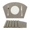 Unique Bargains Table Heat Resistant Water Proof Woven Placemats 18 x 12 Inches 6 Pcs - 3 of 4