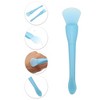Unique Bargains Silicone Face Mask Brushes Face Mask Applicator Brushes Soft Silicone Brushes 2Pcs - 3 of 4