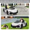 12V Kids Ride On Car with Remote Control, Battery Powered Sports Car Toy with Dual 25W Motors, Spring Suspension, Headlight, Music for Toddler 3+ - 4 of 4