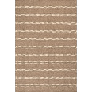 Nate Berkus x Rugs USA - York Striped Wool Cozy Area Rug - 1 of 4