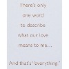 Romantic Thinking of You Card I Love You: Carlton Cards Greeting for Lover, Multicolored Typography, Vertical Fold, 6.75"x4.625" - 3 of 4