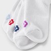 Women's Cushioned Pickleball 4pk Short Athletic Crew Socks - All In Motion™ White/Blue/Purple 4-10 - 3 of 3