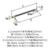 Amerock Mergence Cabinet or Drawer Pull - 2 of 3