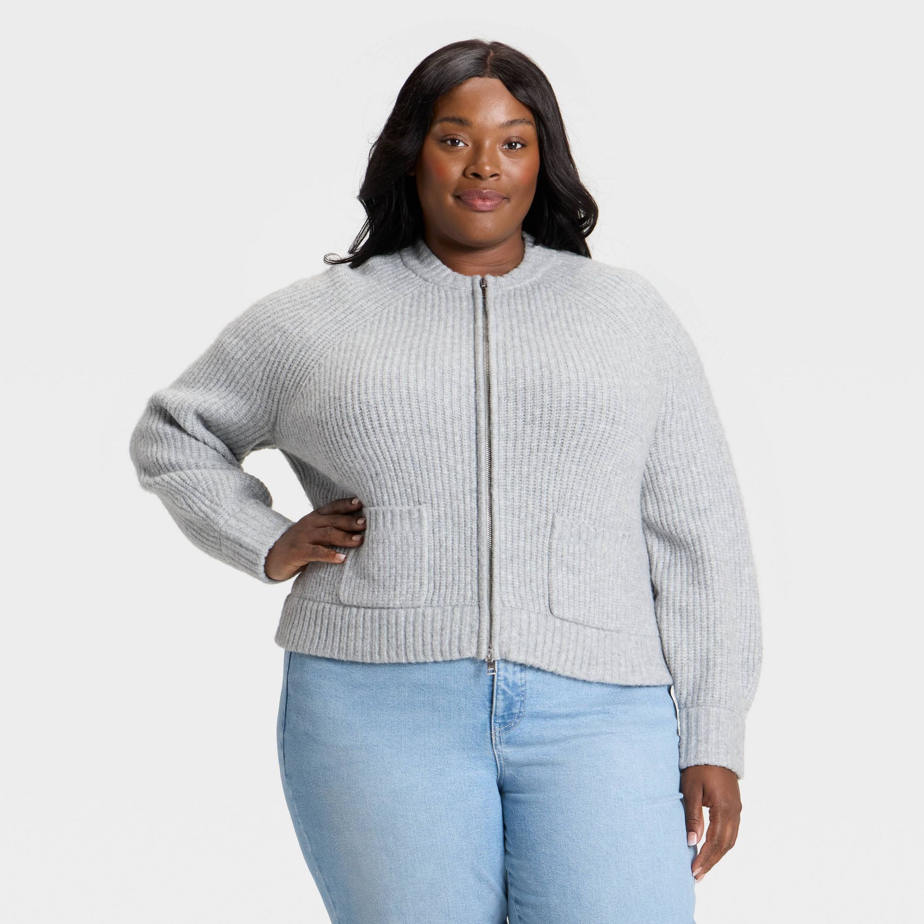 Women's Double Zip Cardigan - Ava & Viv™