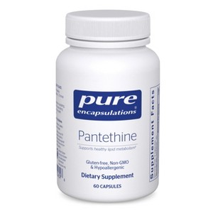 Pure Encapsulations Pantethine - Hypoallergenic Supplement Supports Healthy Lipid Metabolism and Cardiovascular Function - 1 of 4