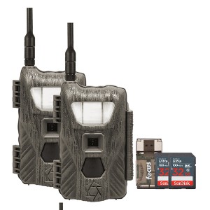 Stealth Cam Flashback 40MP White Flash Cellular Trail Camera with 32GB Memory Cards and Card Reader 2 Pack - 1 of 4