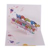 Unique Bargains Greeting Card 3D Birthday Card Paper 8.3"x6.3"x0.4" 1 Pc - 3 of 4