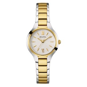 Bulova Ladies' Classic Petite Stainless Steel 3-Hand Date Quartz Watch, 28mm - 1 of 4
