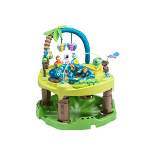 Evenflo ExerSaucer Triple Fun Saucer Life In The Amazon Baby Bouncer Seat Walker Play Activity Center, Green