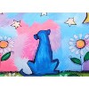 Olivia's Home Jenny & The Night Stars Doormat – 22" x 32" Indoor Mat with Whimsical Cat & Starry Sky Design - 2 of 3