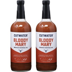 Cutwater Mild Bloody Mary Mix - 1L Bottles- 25 Calories Fat-Free - Full-Bodied Flavorful Mixer - 1 of 4