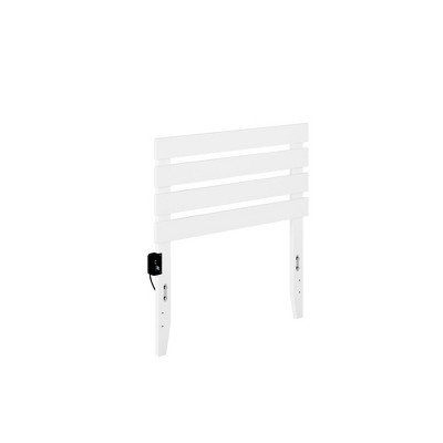 Twin Oxford Headboard White - Atlantic Furniture